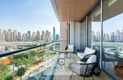Balcony image for: Apartment - 2 Bedrooms - 3 Bathrooms for rent in Apartment Building 7 - Bluewaters Residences - Bluewaters - Dubai, Image 1