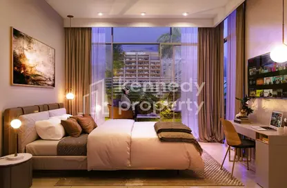 Room / Bedroom image for: Apartment - 1 Bathroom for sale in Diva - Yas Island - Abu Dhabi, Image 1