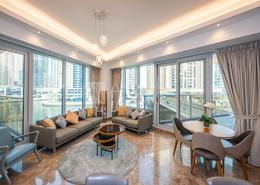 Living / Dining Room image for: Apartment - 2 bedrooms - 2 bathrooms for sale in Orra Harbour Residences and Hotel Apartments - Dubai Marina - Dubai, Image 1