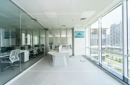 Office Space - Studio - 2 Bathrooms for rent in Sobha Sapphire - Business Bay - Dubai