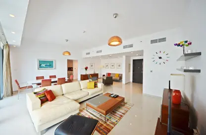 Apartment - 2 Bedrooms - 3 Bathrooms for rent in Silverene Tower A - Silverene - Dubai Marina - Dubai