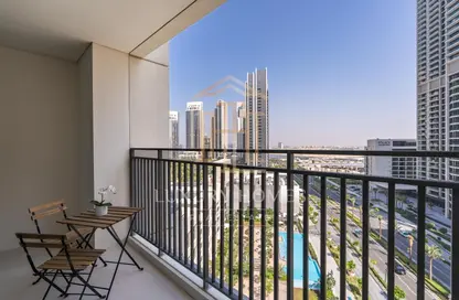 Balcony image for: Apartment - 1 Bedroom - 1 Bathroom for rent in 17 Icon Bay - Dubai Creek Harbour (The Lagoons) - Dubai, Image 1