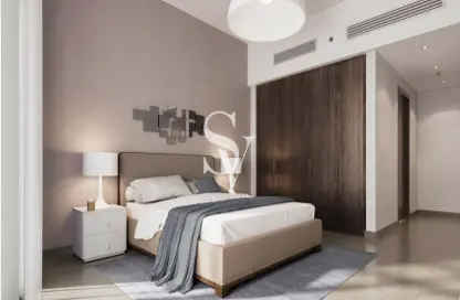 Room / Bedroom image for: Apartment - 3 Bedrooms - 3 Bathrooms for sale in 1 Residences - Wasl1 - Al Kifaf - Dubai, Image 1
