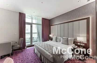 Apartment - Studio - 1 Bathroom for rent in Royal Continental Suites - Business Bay - Dubai
