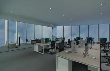 Office Space - Studio - 2 Bathrooms for rent in North Tower - Emirates Financial Towers - DIFC - Dubai