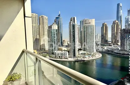 Apartment - 1 Bedroom - 2 Bathrooms for rent in Marina View Tower A - Marina View - Dubai Marina - Dubai