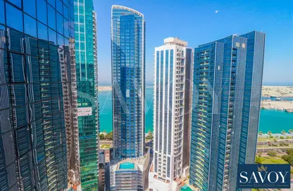 Outdoor Building image for: Apartment - 1 Bedroom - 2 Bathrooms for rent in Al Jowhara Tower - Corniche Road - Abu Dhabi, Image 1