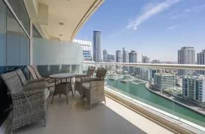 Apartment - 2 Bedrooms - 3 Bathrooms for rent in Dorra Bay - Dubai Marina - Dubai