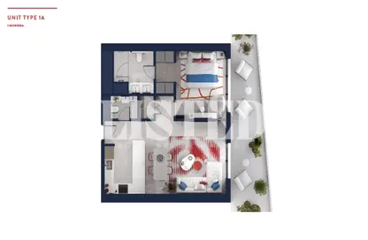 Apartment - 1 Bedroom - 2 Bathrooms for sale in Rosso Bay Residence - Al Marjan Island - Ras Al Khaimah