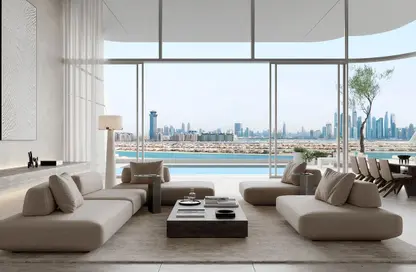 Living Room image for: Apartment - 4 Bedrooms - 5 Bathrooms for sale in Orla by Omniyat - Palm Jumeirah - Dubai, Image 1