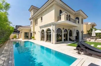 Villa - 4 Bedrooms - 5 Bathrooms for rent in Garden Homes Frond F - Garden Homes - Palm Jumeirah - Dubai
