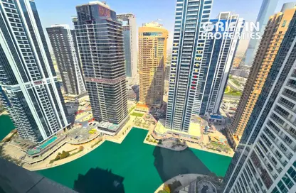 Apartment - 1 Bedroom - 2 Bathrooms for rent in Lakeside Residence - JLT Cluster A - Jumeirah Lake Towers - Dubai