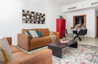 Apartment - 1 Bedroom - 2 Bathrooms for rent in MAG 218 - Dubai Marina - Dubai