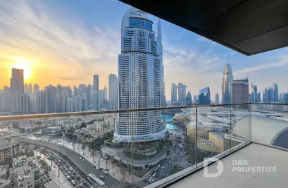 Apartment - 3 Bedrooms - 4 Bathrooms for rent in Boulevard Point - Downtown Dubai - Dubai