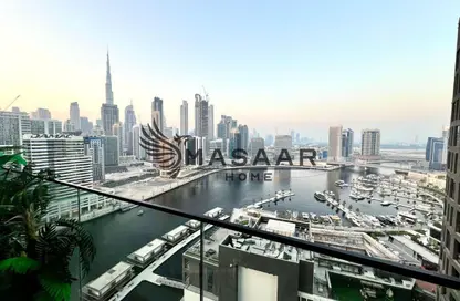 شقة - غرفة نوم - 2 حمامات للايجار في بن غاطي كانال - الخليج التجاري - دبي