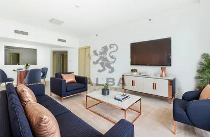 Apartment - 2 Bedrooms - 3 Bathrooms for rent in Al Bateen Residences - Jumeirah Beach Residence - Dubai