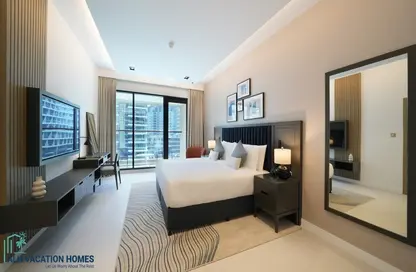 النزل و الشقق الفندقية - غرفة نوم - 2 حمامات للايجار في تشيفيل مايسون ذا بالم دبي - نخلة جميرا - دبي