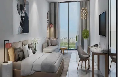 Room / Bedroom image for: Apartment - 3 Bedrooms - 4 Bathrooms for sale in North 43 Residences - Jumeirah Village Circle - Dubai, Image 1