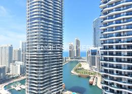 Outdoor Building image for: Apartment - 1 bedroom - 2 bathrooms for rent in Zumurud Tower - Dubai Marina - Dubai, Image 1
