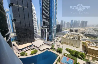 شقة - غرفة نوم - 2 حمامات للايجار في برج كونكورد - (JLT) مجمع H - أبراج بحيرة الجميرا - دبي