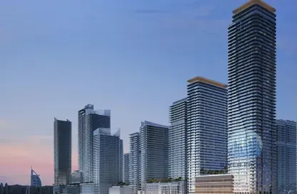 Apartment - 2 Bedrooms - 2 Bathrooms for sale in Seapoint - EMAAR Beachfront - Dubai Harbour - Dubai