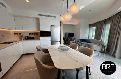 Living / Dining Room image for: Apartment - 2 Bedrooms - 3 Bathrooms for rent in Address Harbour Point Tower 2 - Address Harbour Point - Dubai Creek Harbour (The Lagoons) - Dubai, Image 1