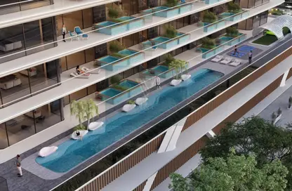 صورة لـ حوض سباحة شقة - 1 حمام للبيع في سمانا جولف فيو - مدينة دبي الرياضية - دبي ، صورة رقم 1