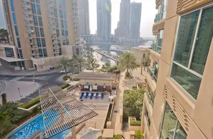 Apartment - 3 Bedrooms - 3 Bathrooms for rent in Al Yass Tower - Emaar 6 Towers - Dubai Marina - Dubai