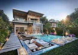 Townhouse - 7 bedrooms - 8 bathrooms for sale in Portofino - Damac Lagoons - Dubai