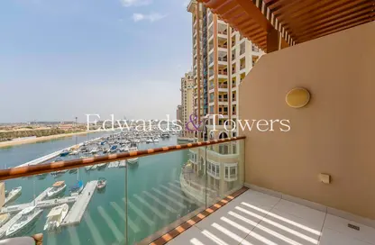 Apartment - Studio - 1 Bathroom for rent in Palm Views West - Palm Views - Palm Jumeirah - Dubai