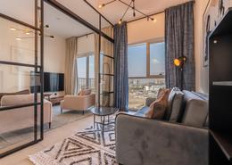 Living Room image for: Apartment - 2 bedrooms - 1 bathroom for rent in Socio Tower 1 - Socio Tower - Dubai Hills Estate - Dubai, Image 1