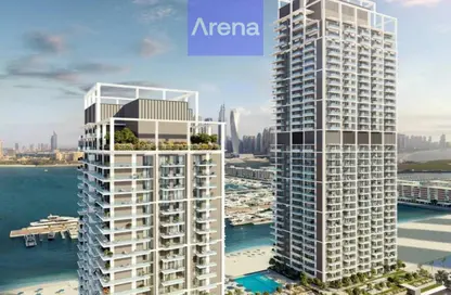 Apartment - 2 Bedrooms - 3 Bathrooms for sale in Beach Mansion - EMAAR Beachfront - Dubai Harbour - Dubai