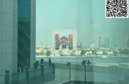 شقة - غرفة نوم - 2 حمامات للايجار في أورينت تاور 1 - أورينت تاور - البستان - عجمان
