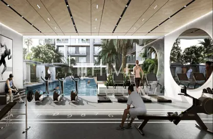 Gym image for: Apartment - 1 Bedroom - 2 Bathrooms for sale in Beverly Boulevard - Arjan - Dubai, Image 1