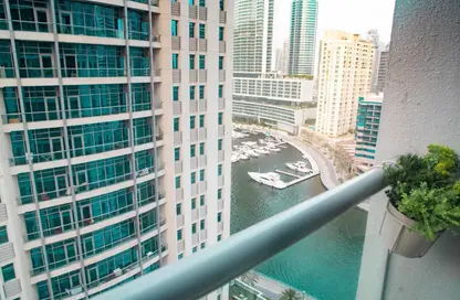 Apartment - 2 Bedrooms - 3 Bathrooms for rent in Marina Wharf 2 - Marina Wharf - Dubai Marina - Dubai