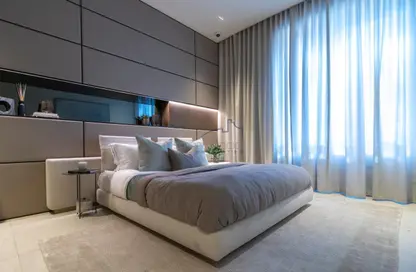 Room / Bedroom image for: Apartment - 1 Bathroom for sale in Beverly Boulevard - Arjan - Dubai, Image 1