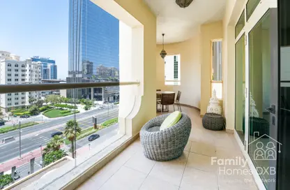Apartment - 2 Bedrooms - 4 Bathrooms for rent in Al Habool - Shoreline Apartments - Palm Jumeirah - Dubai