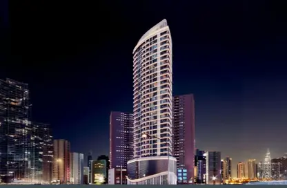 Apartment - 1 Bedroom - 2 Bathrooms for sale in Tower C1 - Ajman Pearl Towers - Ajman Downtown - Ajman
