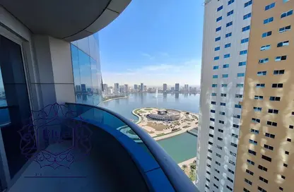 Apartment - 2 Bedrooms - 3 Bathrooms for rent in Sarab Tower - Al Majaz 3 - Al Majaz - Sharjah