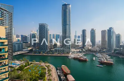 شقة - 3 غرف نوم - 5 حمامات للايجار في B برج الجواهر - أبراج الجواهر التوأم - دبي مارينا - دبي