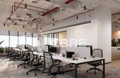Office Space - Studio - 1 Bathroom for rent in One by Omniyat - Business Bay - Dubai