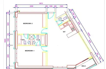 Apartment - 2 Bedrooms - 3 Bathrooms for rent in Lago Vista B - Lago Vista - Dubai Production City (IMPZ) - Dubai