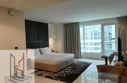 Apartment - Studio - 1 Bathroom for rent in Waters Edge - Business Bay - Dubai