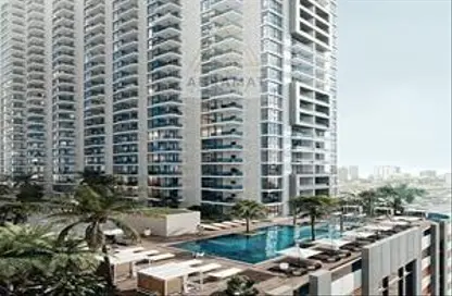 Apartment - 2 Bedrooms - 3 Bathrooms for sale in Ajman Creek Towers - Al Rashidiya 1 - Al Rashidiya - Ajman