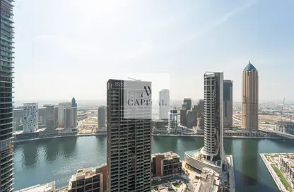 Apartment - Studio - 1 Bathroom for rent in Peninsula One - Peninsula - Business Bay - Dubai