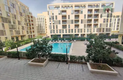Pool image for: Apartment - 1 Bedroom - 1 Bathroom for rent in Al Mamsha - Muwaileh - Sharjah, Image 1