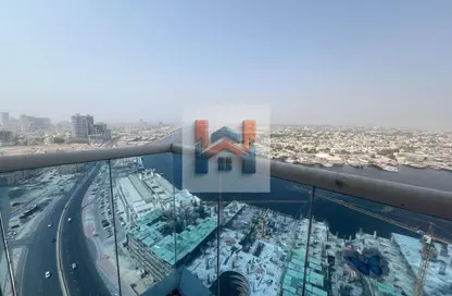 شقة - 2 غرف نوم - 3 حمامات للايجار في برج الواحة - الراشدية 1 - الراشدية - عجمان