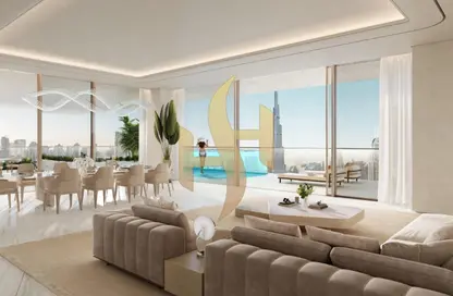 Apartment - 3 Bedrooms - 3 Bathrooms for sale in Fairmont Residences Solara Tower - Downtown Dubai - Dubai