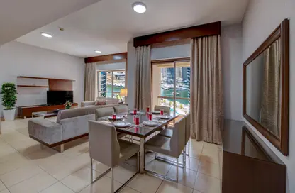 Apartment - 2 Bedrooms - 2 Bathrooms for rent in Suha JBR Hotel Apartments - Jumeirah Beach Residence - Dubai