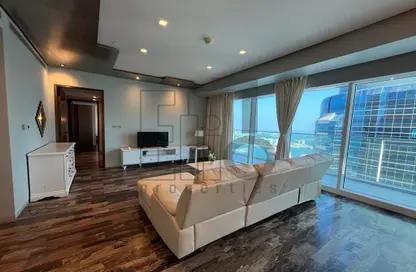 Living Room image for: Apartment - 2 Bedrooms - 2 Bathrooms for rent in Damac Heights - Dubai Marina - Dubai, Image 1